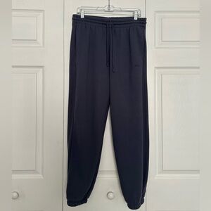 Aritzia Boyfriend Fit Navy Joggers